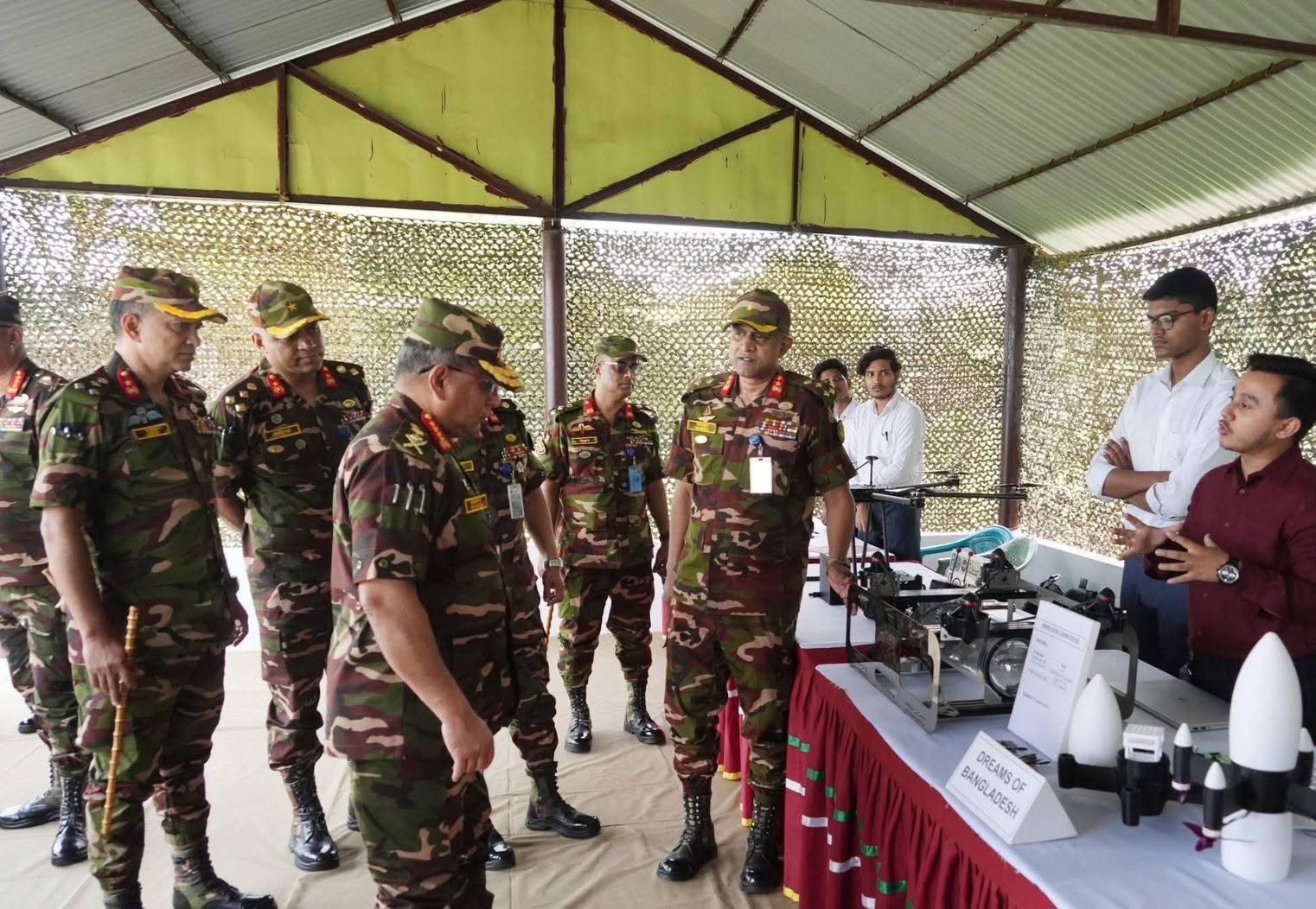 Drone systems engineering project involving Al Amin Sani and the Bangladesh Army